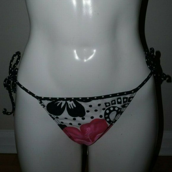 New Moon Splash Push Up Underwire Top and Tie Side Moderate Bottom size M - Picture 3 of 6